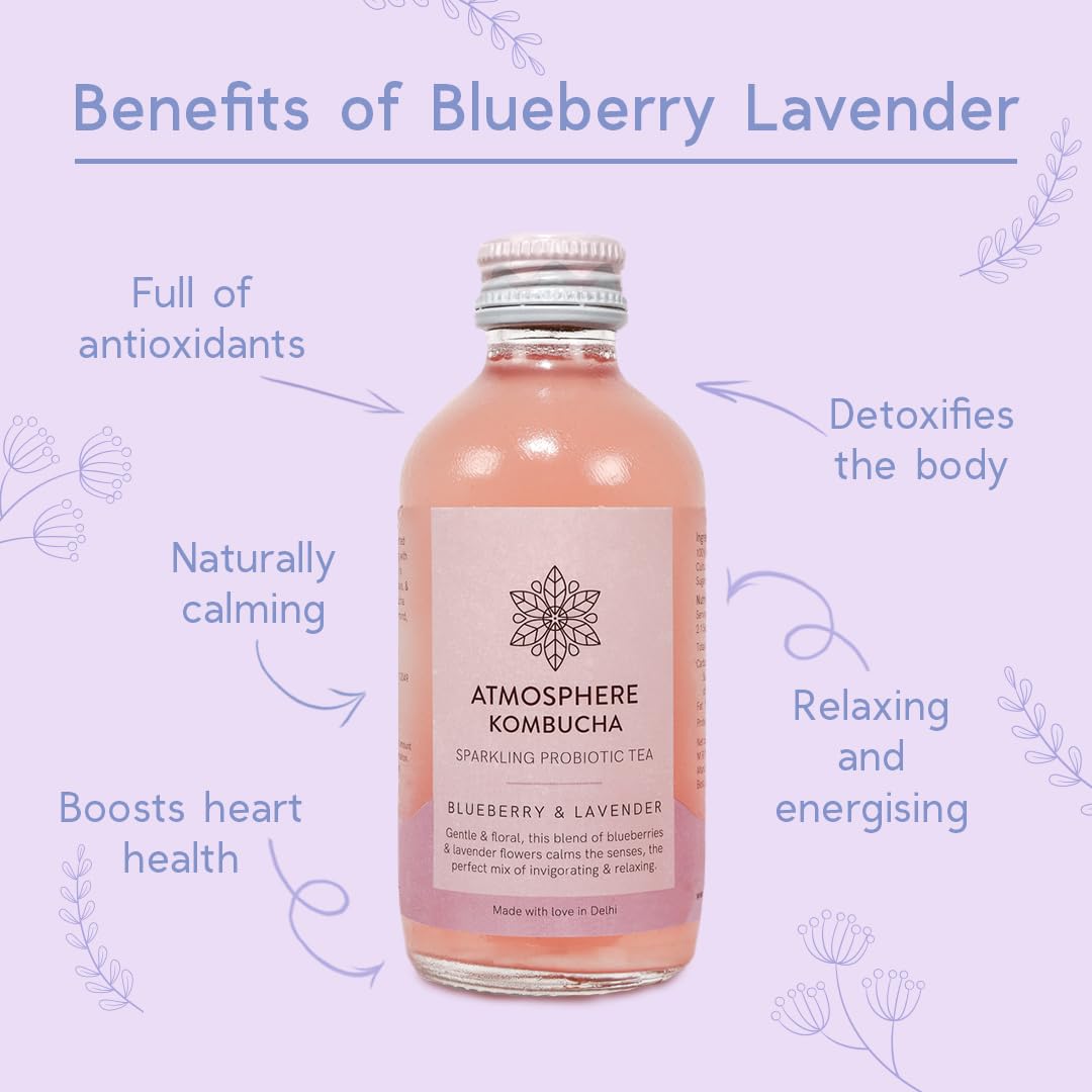 Blueberry Lavender - Kombucha - Atmosphere - 210ml