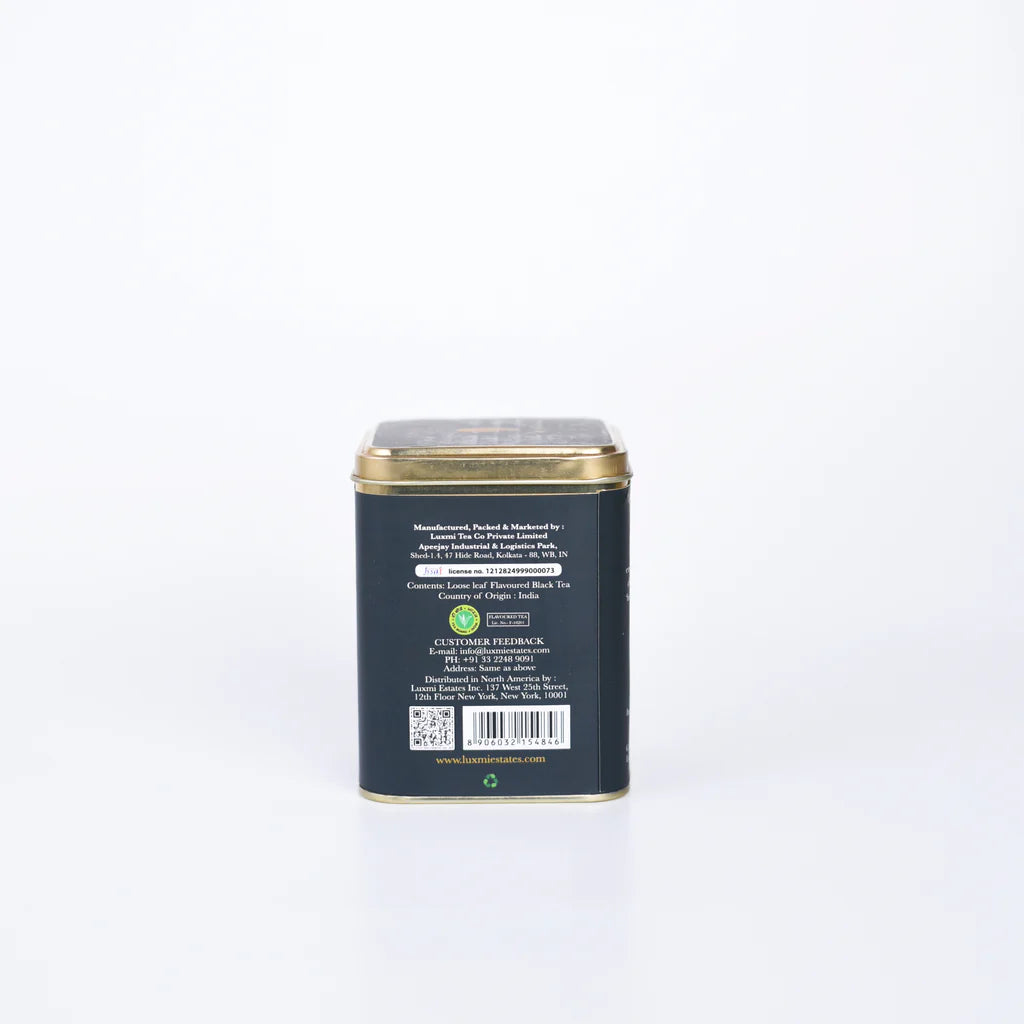 Tea | Bombay Cutting Chai - Assam CTC, Lemon Grass, Ginger, Cardamom - Zesty Citrus, Warm Spices Notes - Luxmi Estates – 100gm Loose Leaf Tea