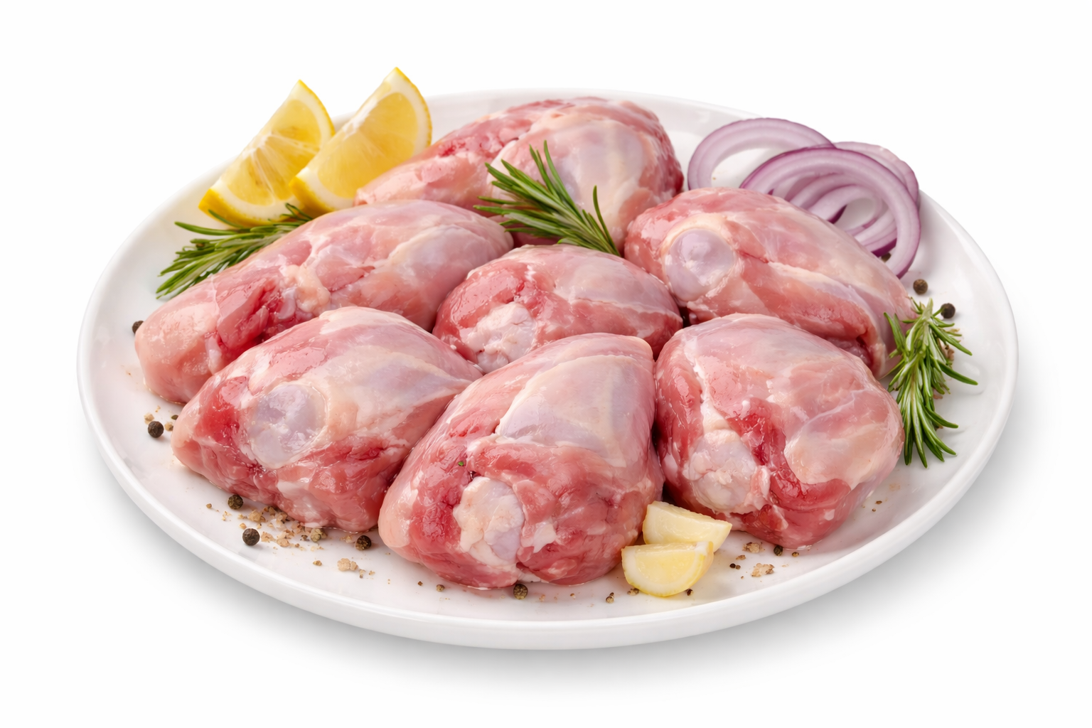 Chicken Thigh with Bone (Halal) - Frozen - Organically Raised - No Antibiotics And Hormone Free – Gayatri Organic Farms – 450gm