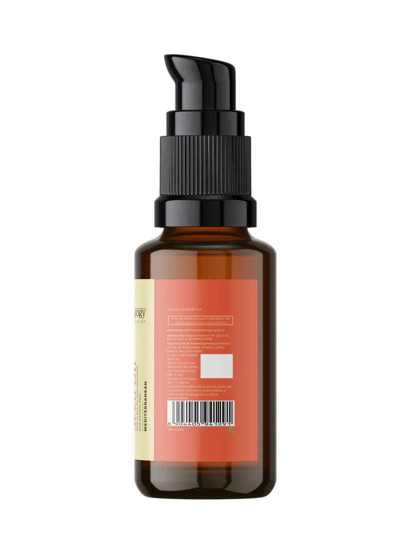 Borage Seed Oil | Pure - Treating Acne - USDA Organic - Vegan - Tattvalogy - 50ml