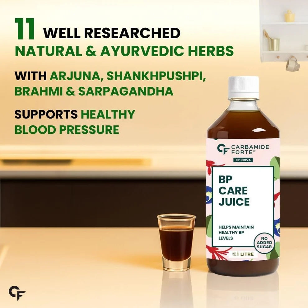 Bp Care Juice – Ayurvedic Heart & Lipid-No Added Sugar-Carbamide Forte-1000ml