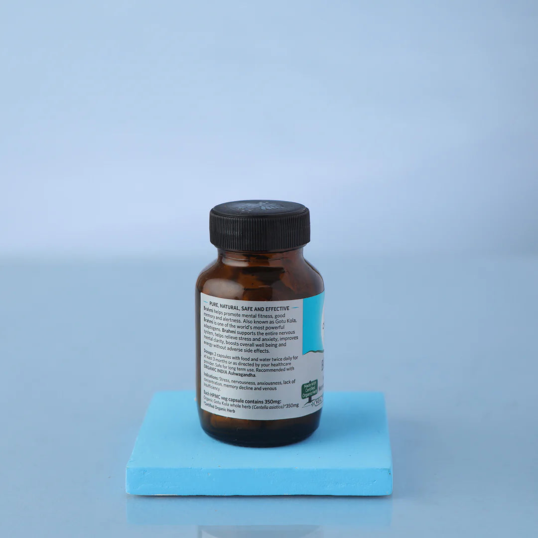 Brahmi - Mental Fitness - Organic India - 60 Capsules