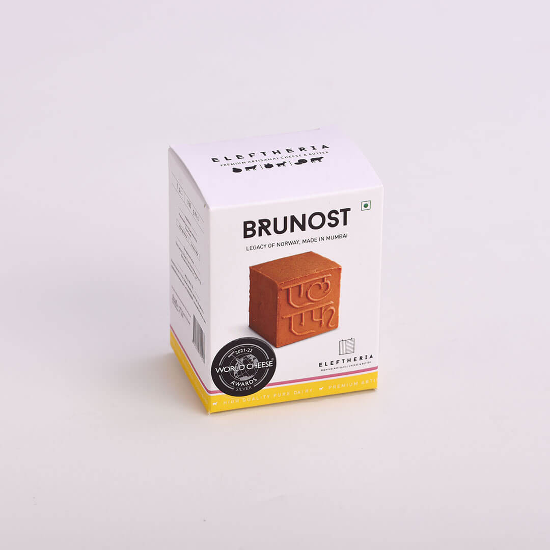 Cheese | Brunost – Norwegian Style Whey Cheese - Eleftheria Cheese - 150gm