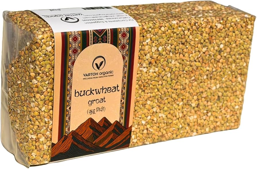 Rice | Buckwheat Groat (Kuttu Giri) - Organic Product from Sikkim-No Preservatives - Vartoh Organic - 1000gm
