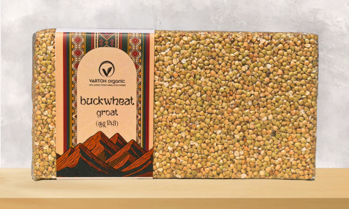 Rice | Buckwheat Groat (Kuttu Giri) - Organic Product from Sikkim-No Preservatives - Vartoh Organic - 1000gm