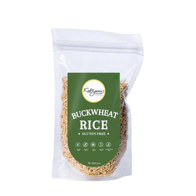 Rice | Buckwheat Rice -Gluten Free-Oil, Fat Free, Jain ,No Onion & Garlic -No Artificial Additives, No Preservatives – Kuizeens – 200gm