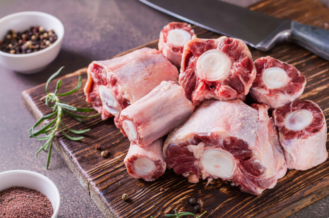 Buff Oxtail | Kerala Frozen Buff Oxtail - Perfect for Bone Broth & Slow Cooking - Antibiotics & Hormone Free - Nature&