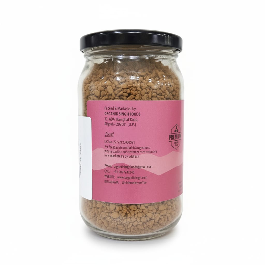 Coffee | Butterscotch Coffee - No Added Flavours, Preservatives & No Added Sugar - The Old Monkey - 100gm