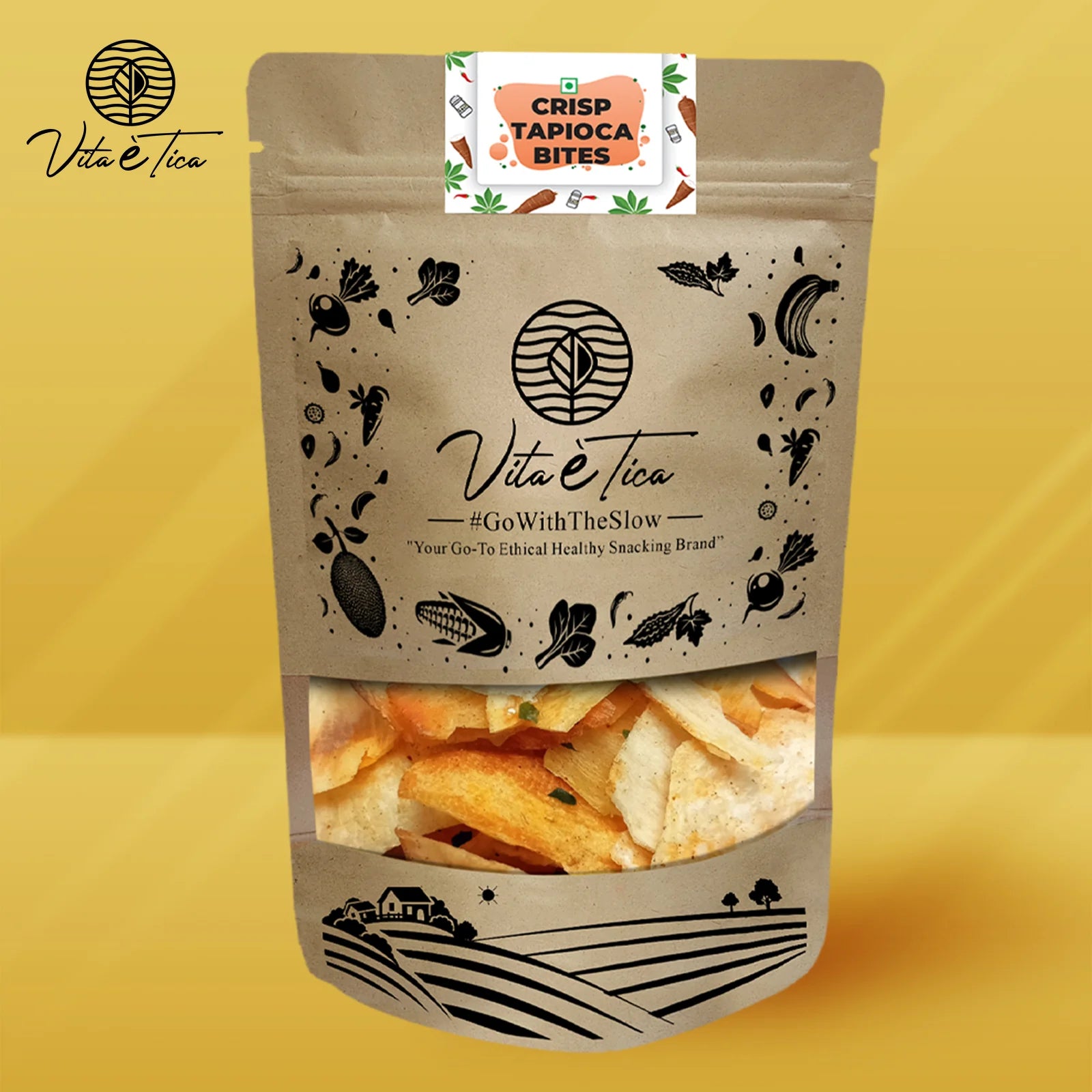 Chips | Crispy Tapioca Bites (Tapioca Chips) - Baked - Chef&