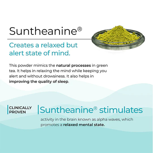 Calm & Relaxation - Melts - (Suntheanine + Magnesium) - Natural – Vegan, Gluten Free & Zero Sugar – Wellbeing Nutrition – 30 Strips