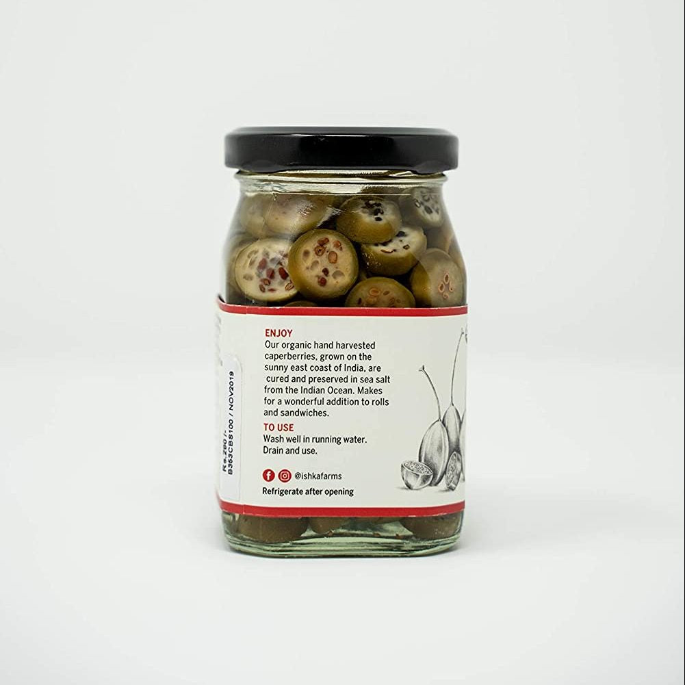 Caper Berries Sliced – Ishka Farms – 200gm