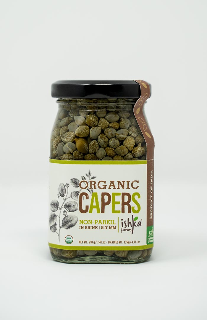 Capers in Brine Non-Pareil – Ishka Farms – 200gm