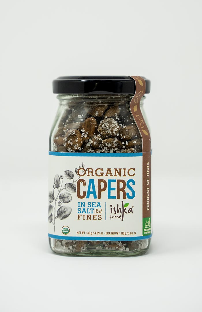Capers in Sea Salt Premium - Ishka Farms - 200gm