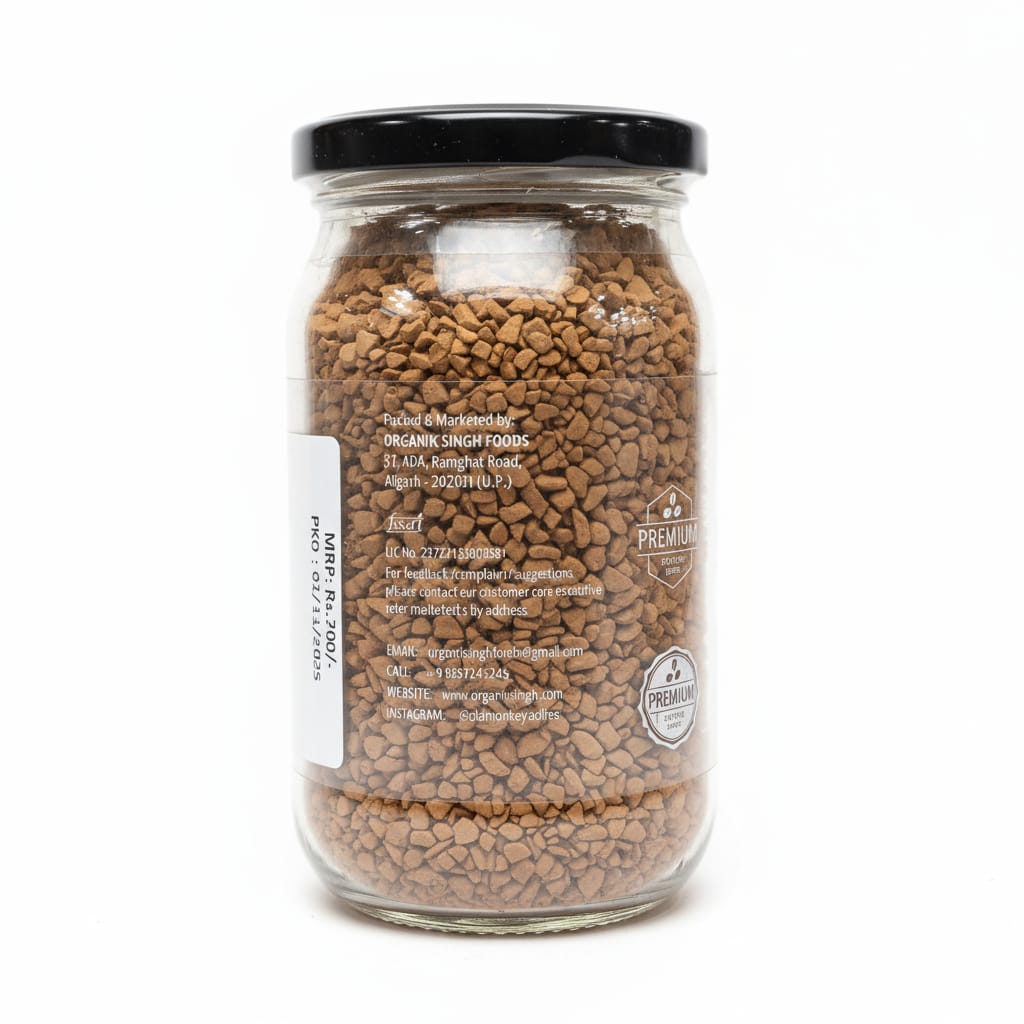 Coffee | Caramel Coffee - No Added Flavours, Preservatives & No Added Sugar - The Old Monkey - 100gm