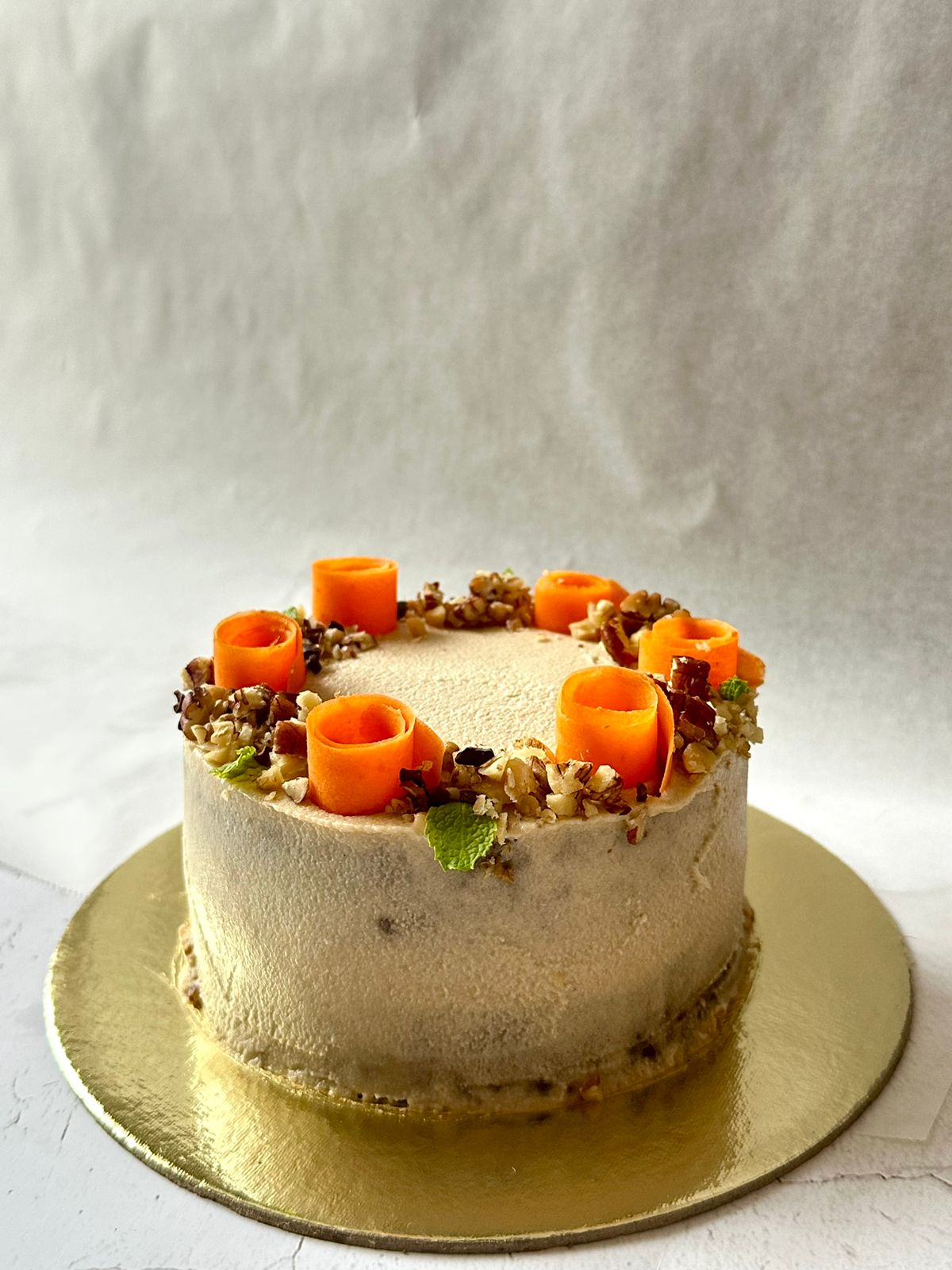 Cake | Carrot Walnut - Flourless - Vegan, Gluten Free & Refined Sugar Free - Nature&