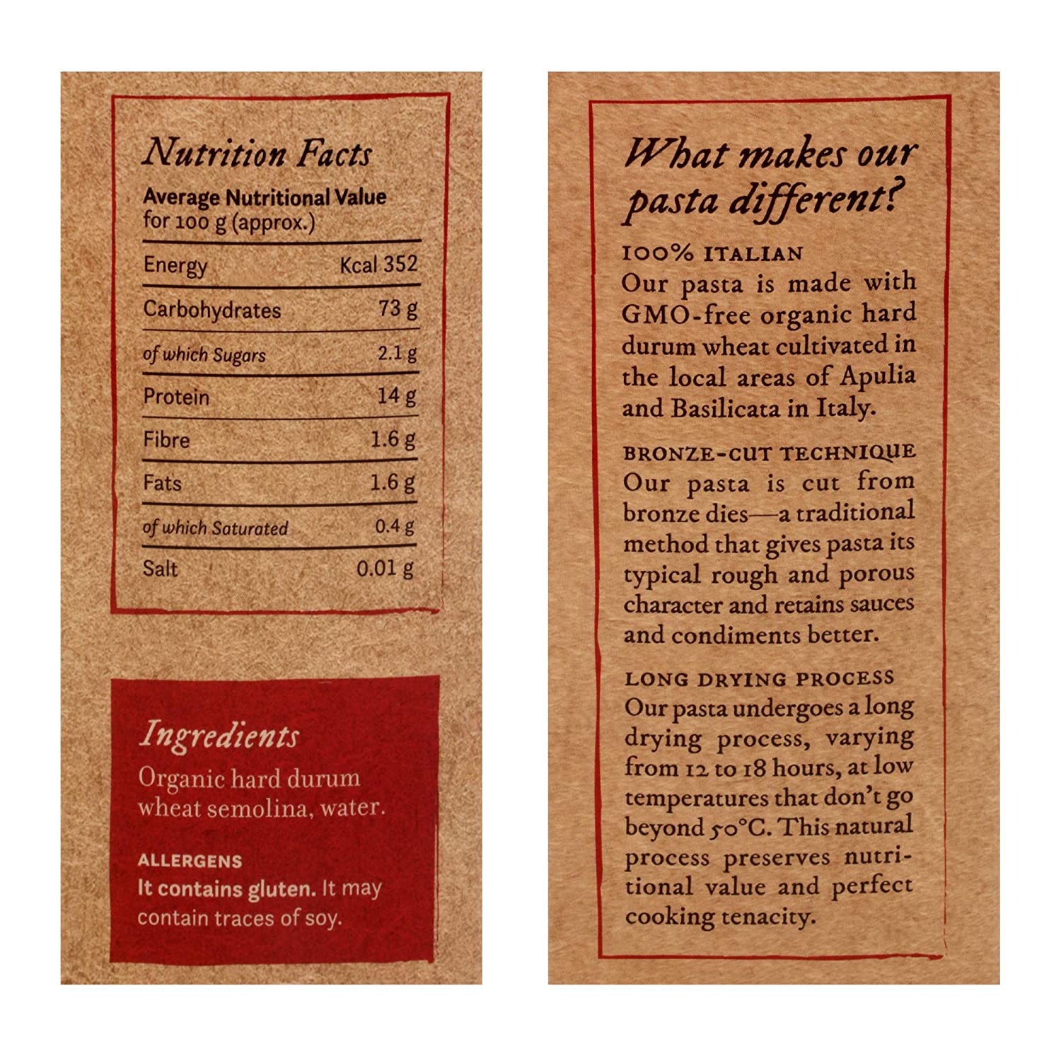 Pasta | Caserecce Pasta - Hard Drum Wheat Pasta - 100% Italian – Anmara – 500gm