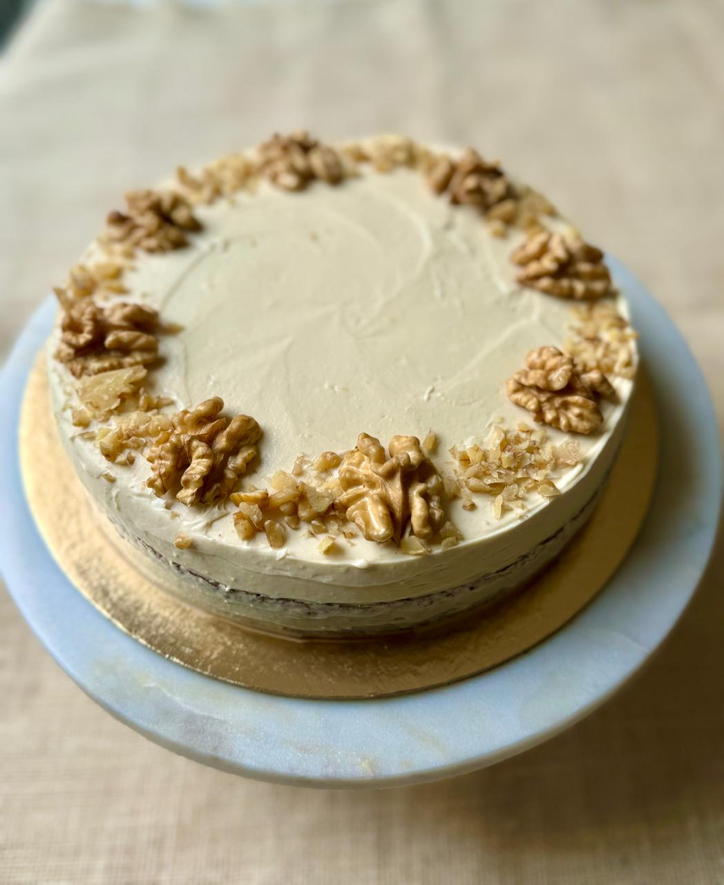 Cake | Cashew Buttercream Cake - Vegan, Gluten Free & Refined Sugar Free - Nature&