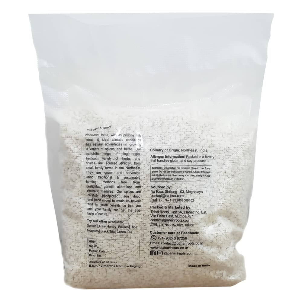 Rice | White Sticky Rice from Meghalaya - Pahari Roots - 1000gm