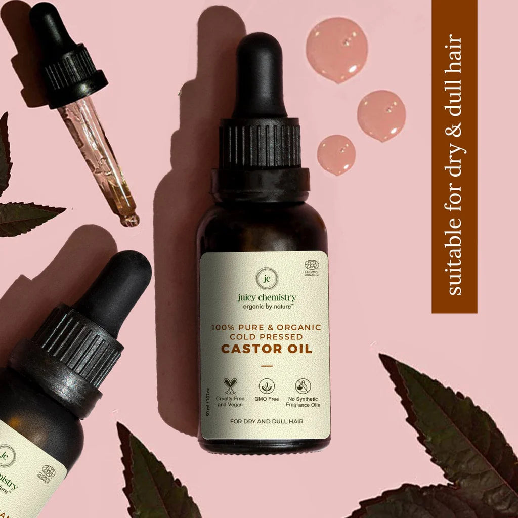 Cold Pressed Castor Carrier Oil – Juicy Chemistry – 30ml