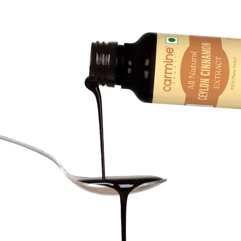 Ceylon Cinnamon Extract | All Natural – Vegan, Gluten Free, Alcohol Free, No added Sugar & No Artificial Ingredients – Carmine County – 10ml