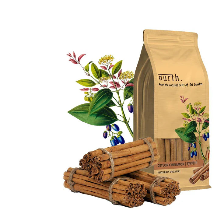 Ceylon Cinnamon Powder | Naturally Organic - Sri Lankan Cinnamon - Tarth - 100gm