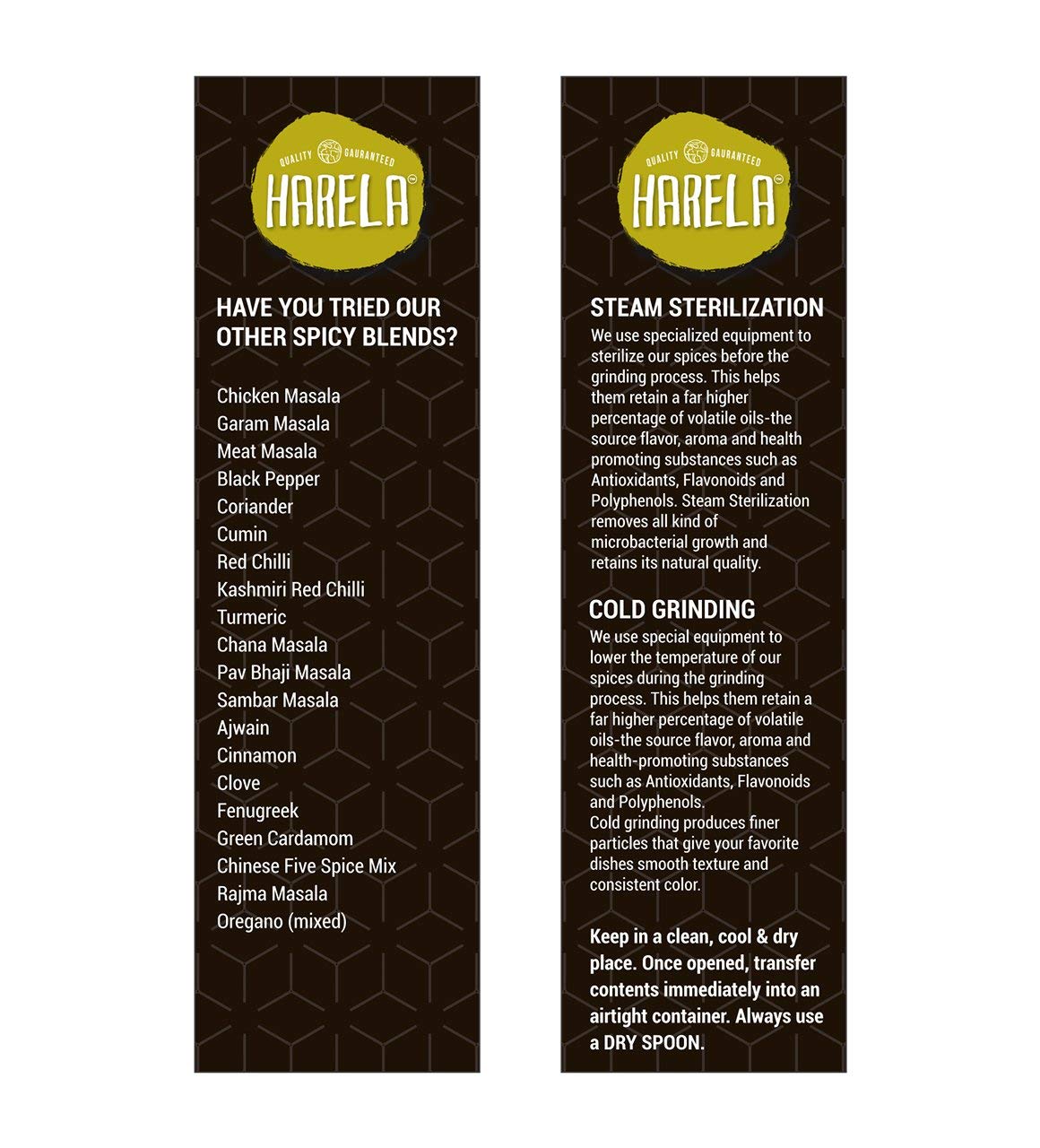 Chaat Masala Powder | Certified Organic - Cold Pressed & Steam Sterilized - No Additives & No Added Preservatives - Harela - 100gms