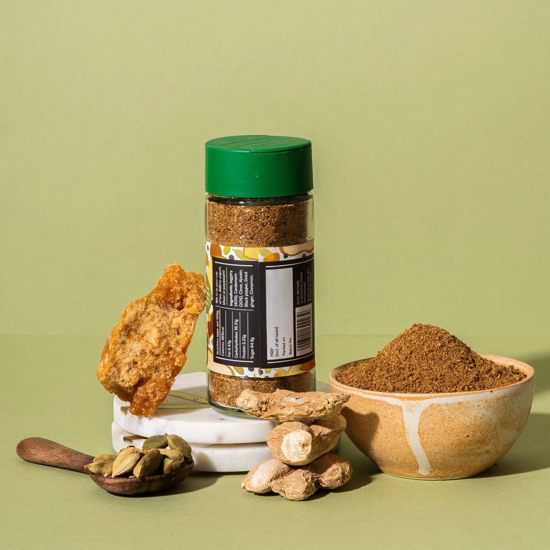 Chai Spice Jaggery - Aamra - 65gm