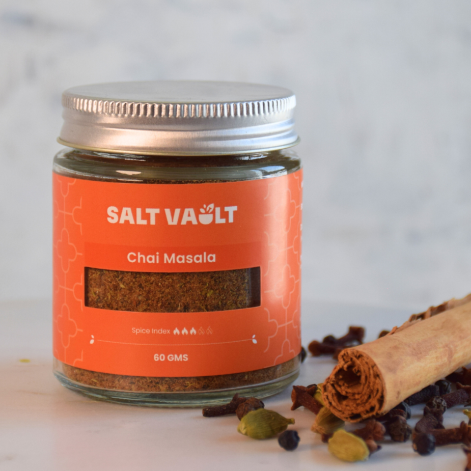 Chai Masala | Freshly Roasted – No Added Artificial Color & No Added Preservatives – Salt Vault – 70gm