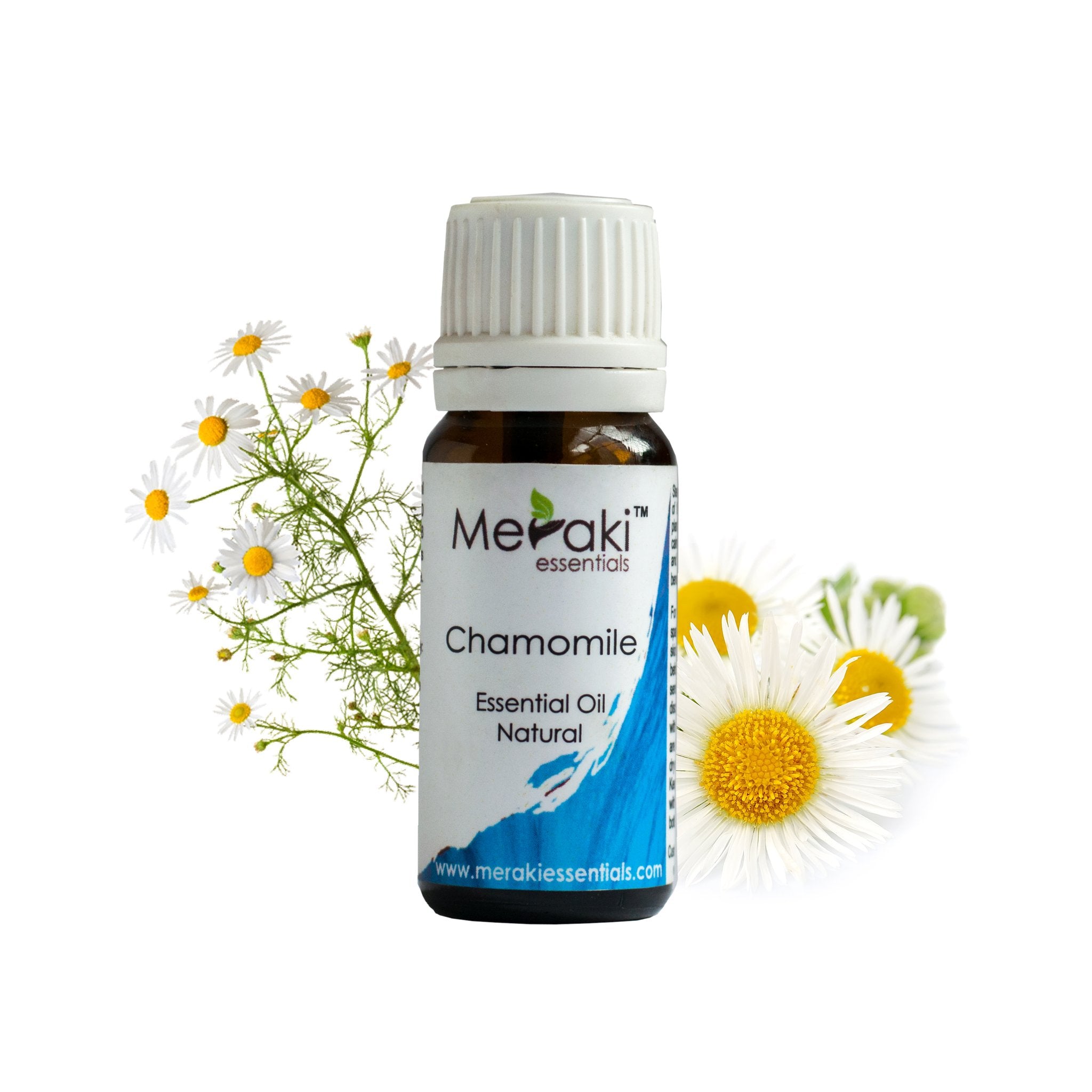 Chamomile Essential Oil (Matricaria Recutita) - Natural - Indian - Meraki Essentials - 10ml