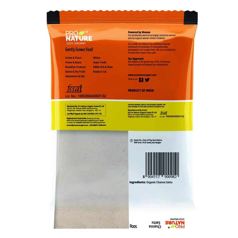 Chana Sattu – Pro Nature – 500gm