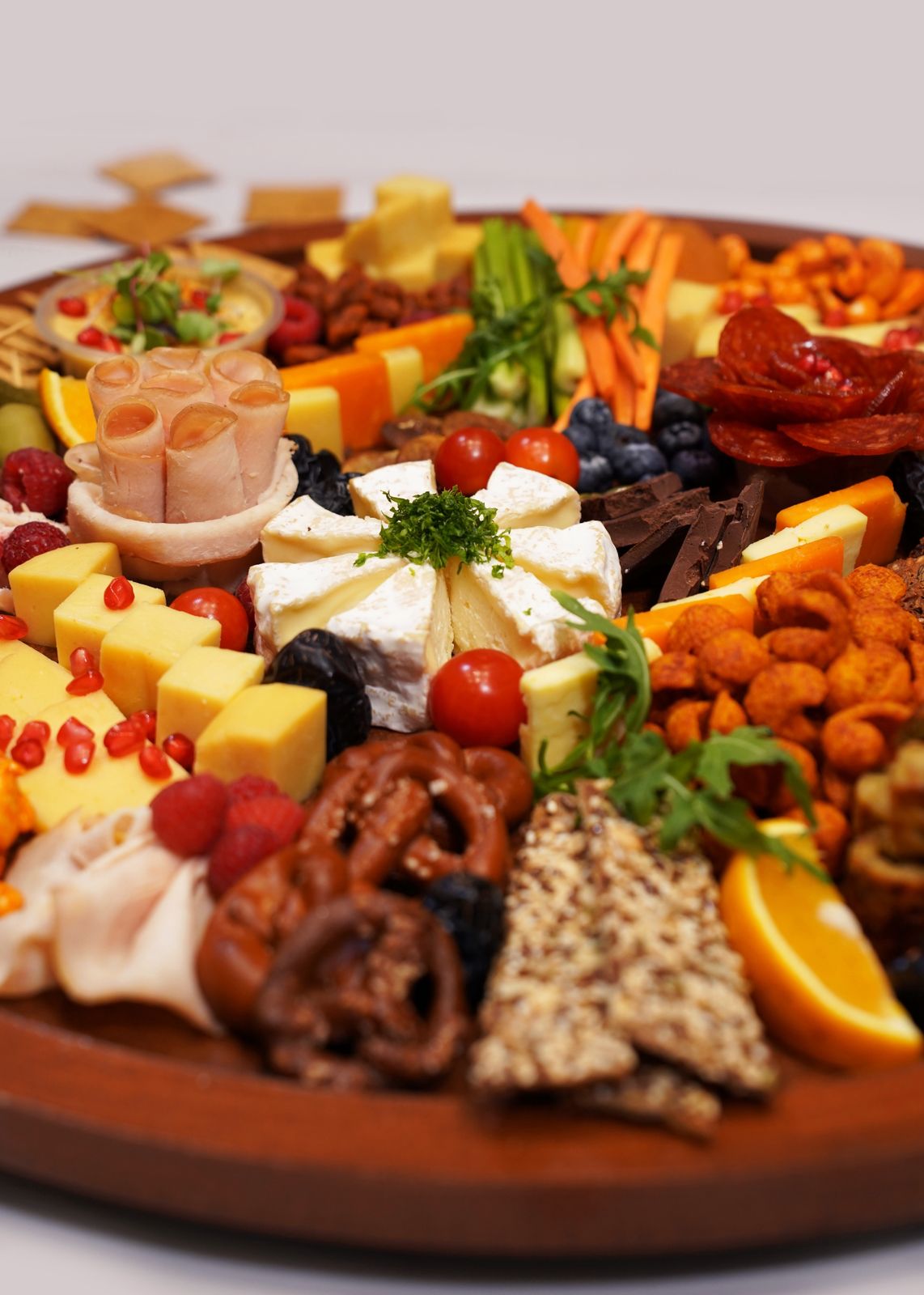 Charcuterie Grazing Board - Non Veg - Fresh - Made with Organic Ingredients