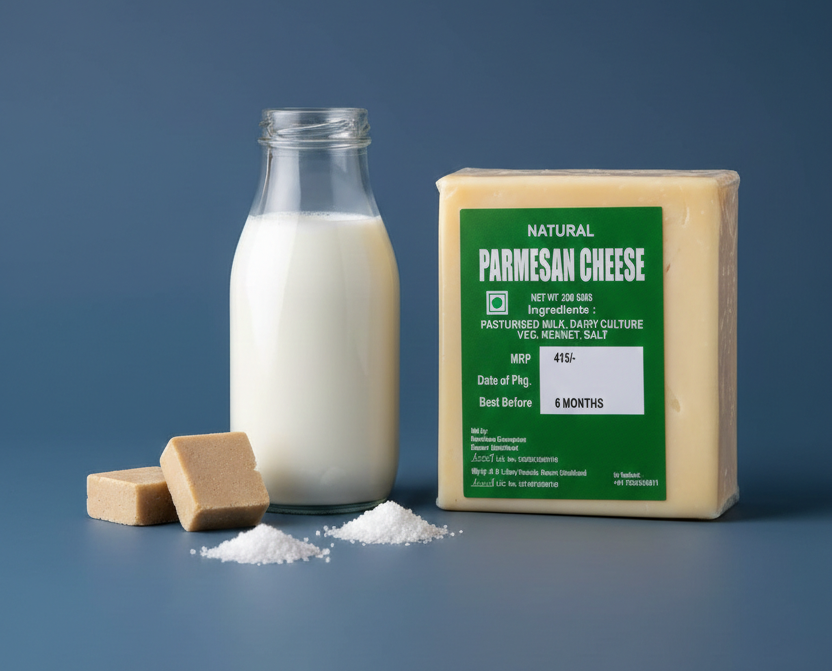 Cheese| Parmesan Cheese - Pasteurized - Natural - 200gm