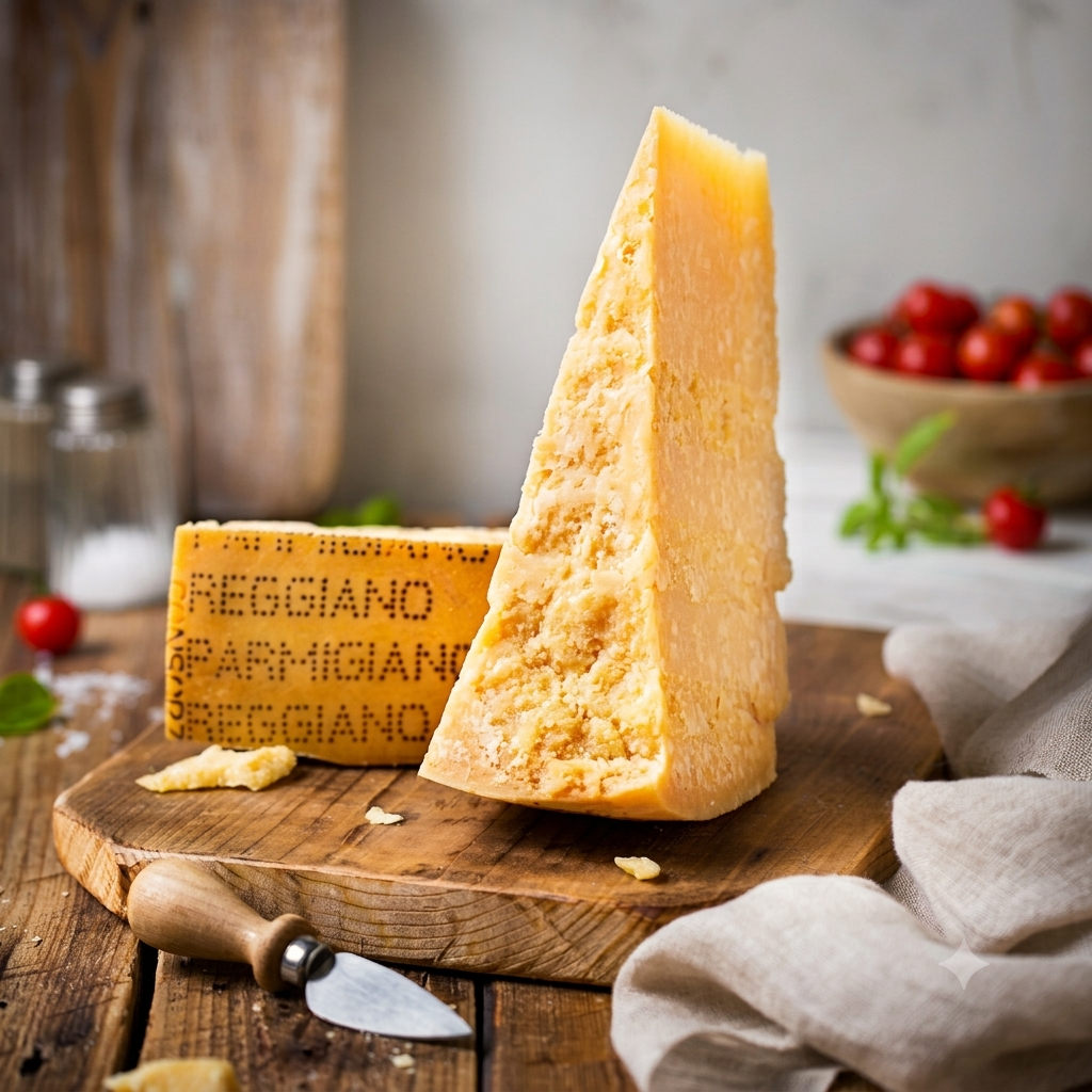 Cheese | Parmesan Reggiano - No Added Preservatives & No Added Additive Or Emulsifiers - Nature&