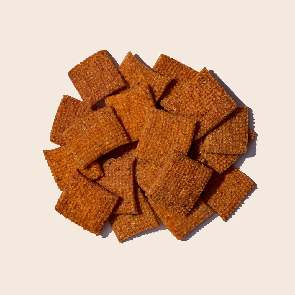 Chips | Cheesy Millet Chips - Cheesy & OOH-Mami - Organic - Vegan, Gluten Free, Keto Friendly, Dairy Free, Sugar Free & Pcos Friendly - The Cinnamon Kitchen - 100gm