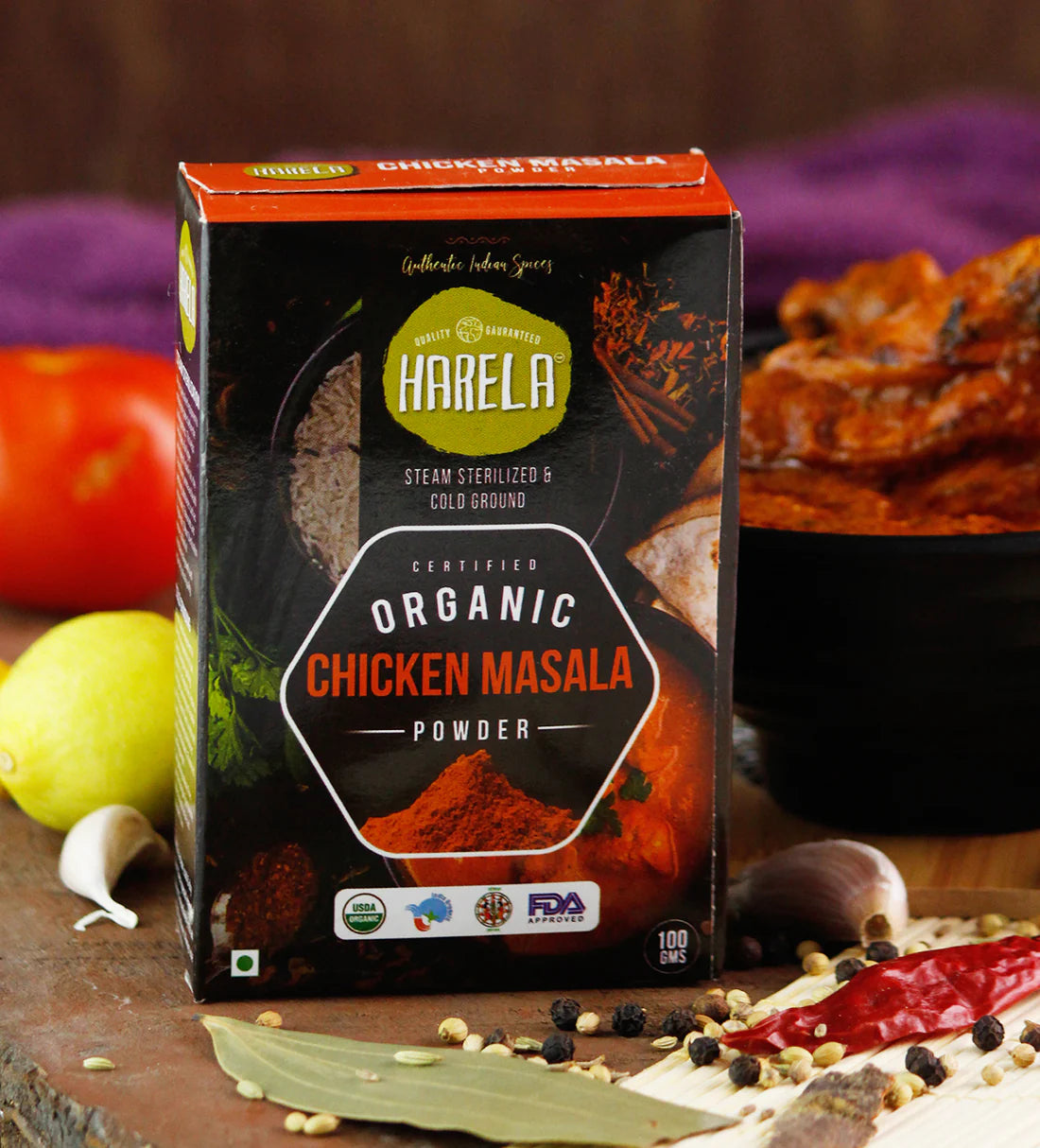 Chicken Masala | USDA Organic – Harela – 100gm