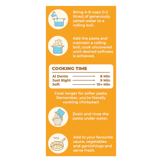 Pasta | Chickpea Macaroni – Vegan, Gluten Free, High Protein, Enriched With Added Fiber, No Wheat & No Rice – Pink Harvest Farms – 200gm