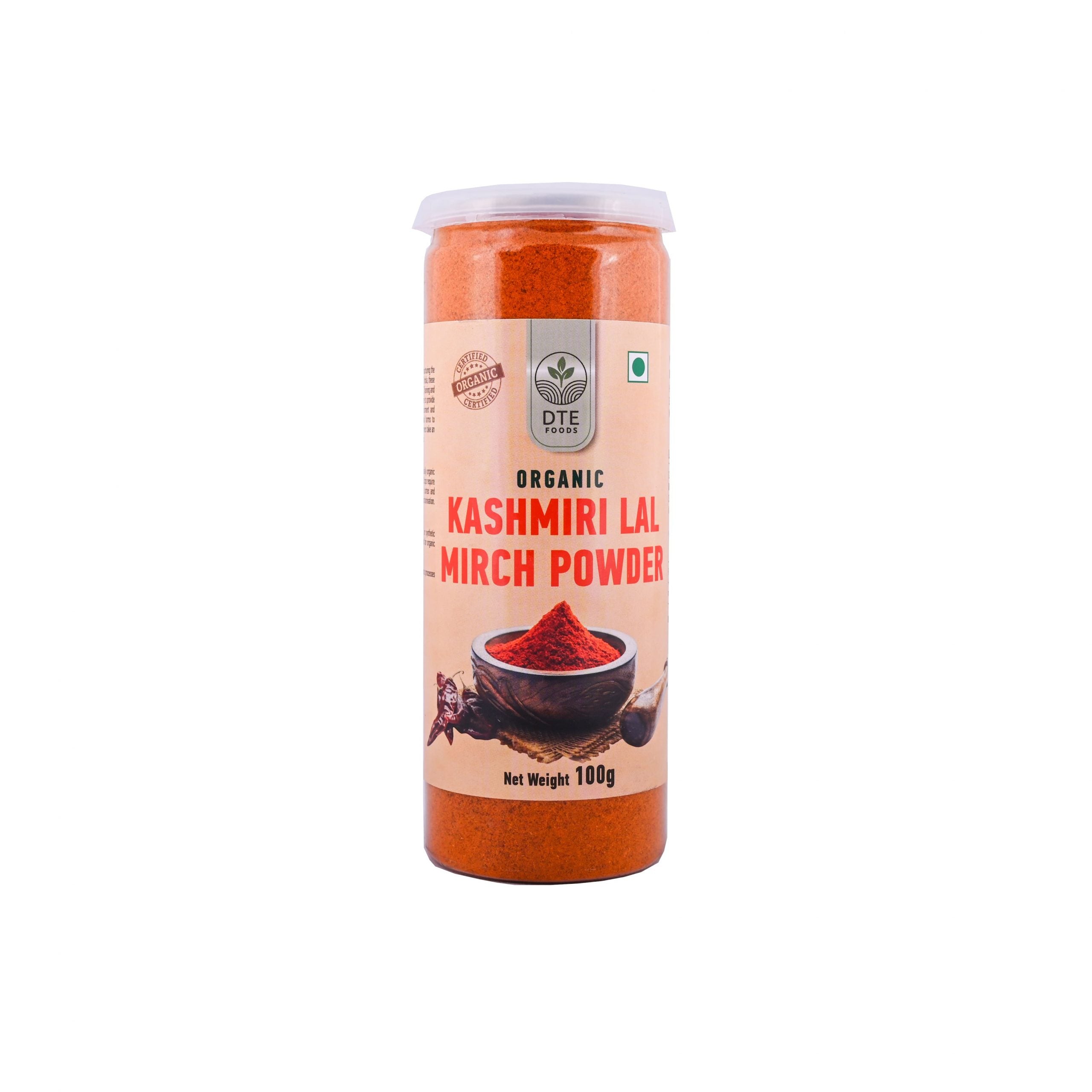 Chilli Powder | Kashmiri Lal Mirch - Organic - DTE - 100gm