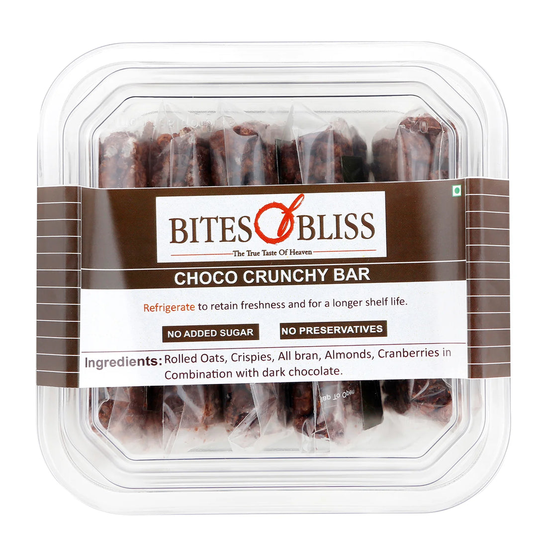 Choco Crunchy Bar | Natural - No Added Preservatives & No Added Sugar – Bites Of Bliss – 90gm