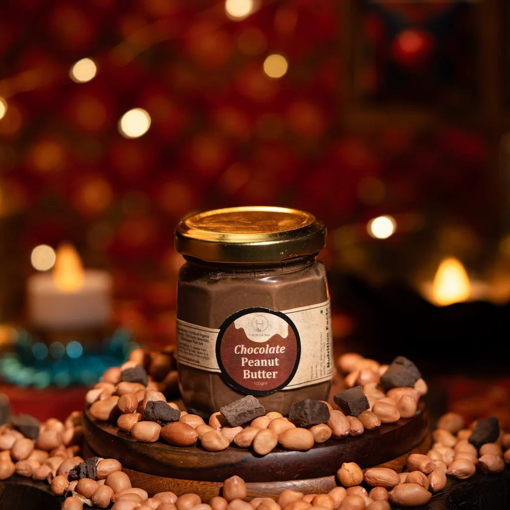 Peanut Butter | Chocolate Peanut Butter - No Added Additives - The Huda Bar - 100gm