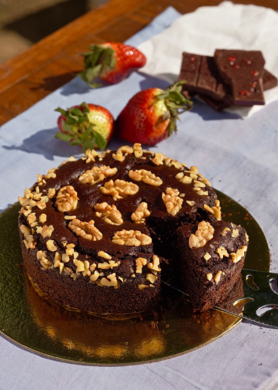 Cake | Chocolate Walnut – Vegan, Gluten Free & Refined Sugar Free – Nature’s Soul – 600gm