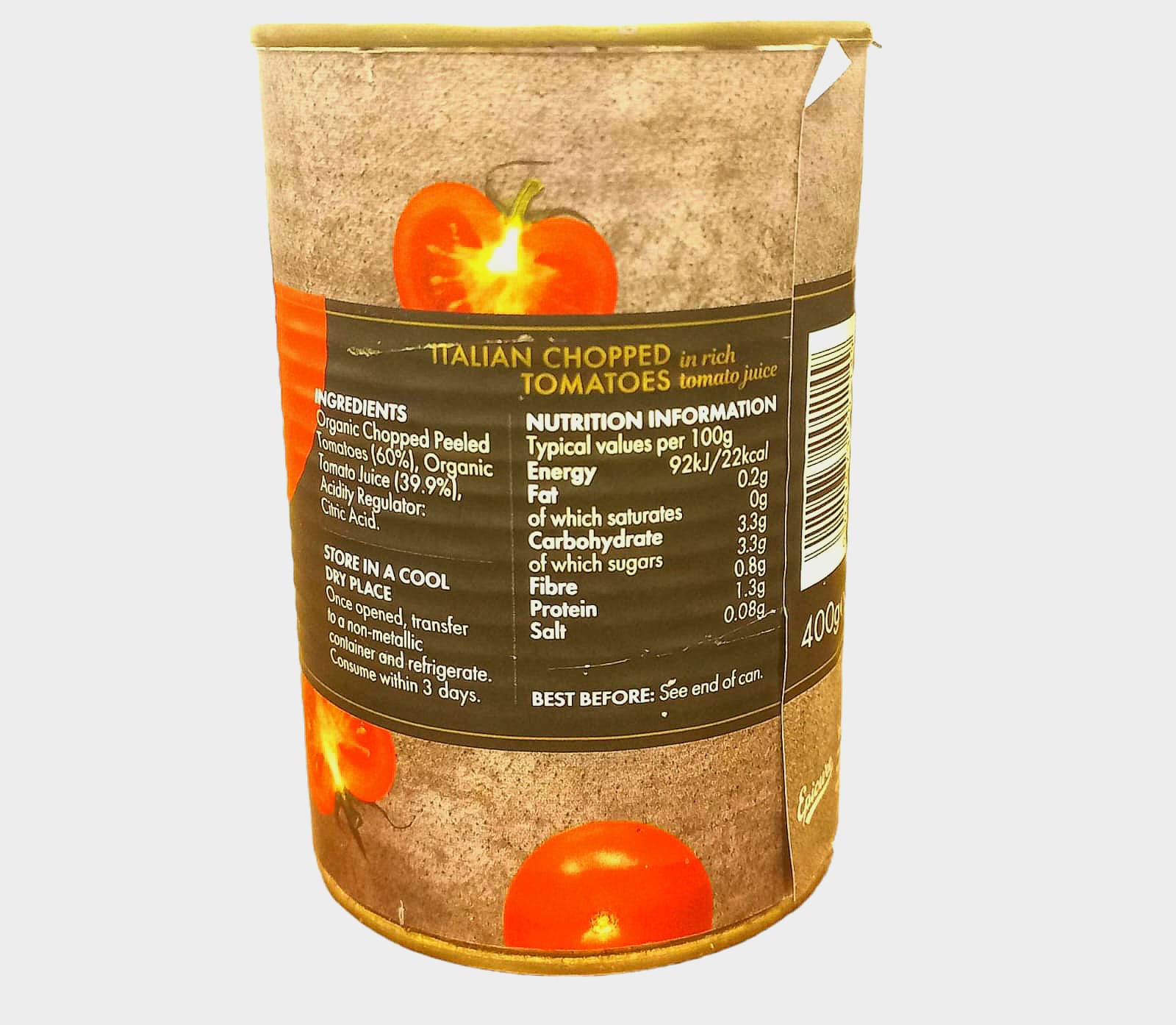 Chopped Tomatoes | Italian Chopped Tomatoes In Rich Tomato Juice - Delicious For Pasta Sauces And Casseroles - Epicure - 400gm