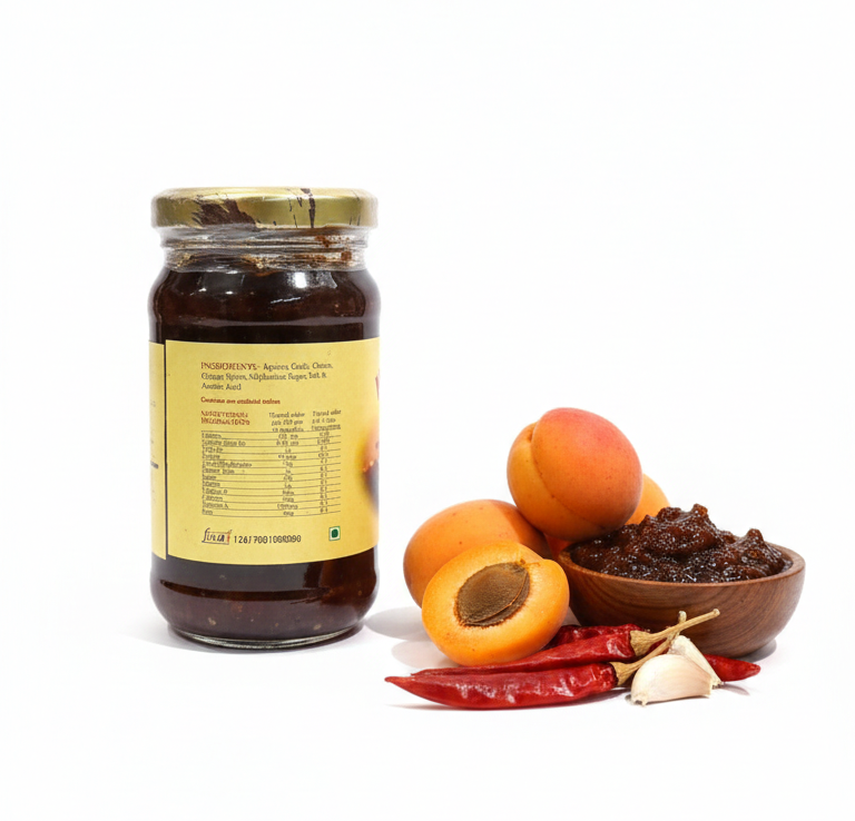 Chutney | Apricot Chutney - Natural - No Artificial Colors - Kumaoni 480gm
