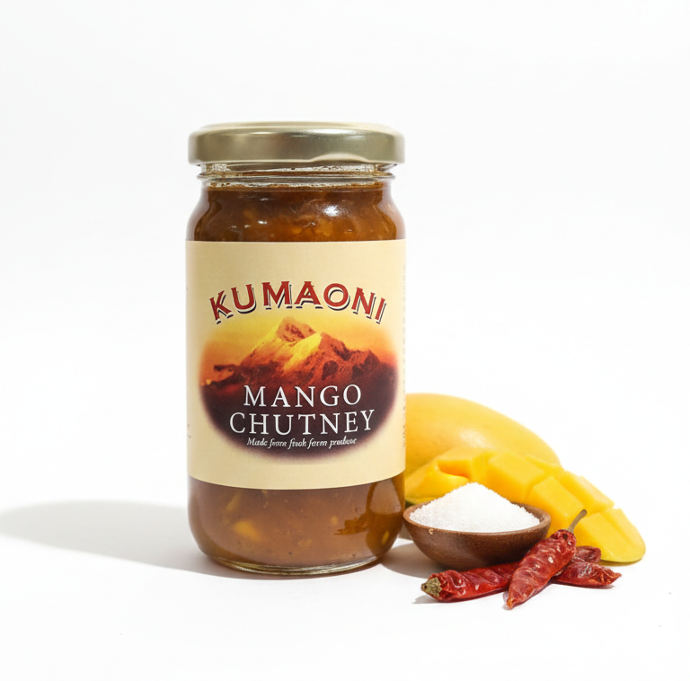 Chutney | Mango Chutney - Natural -No Trans Fat & Cholesterol - No Artificial Colors - Kumaoni 250gm