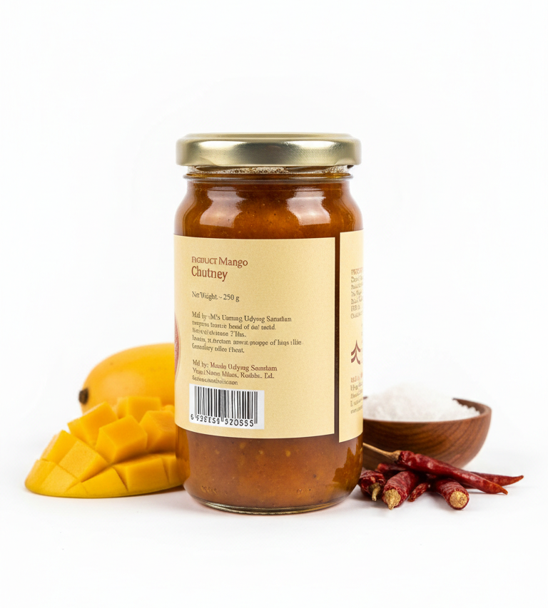 Chutney | Mango Chutney - Natural -No Trans Fat & Cholesterol - No Artificial Colors - Kumaoni 250gm
