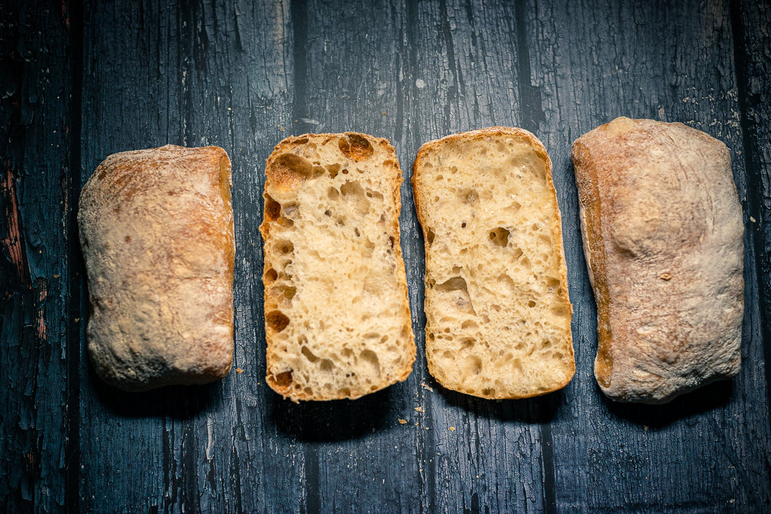Bread | Ciabatta Rolls - No Bread Improver, Emulsifiers, Stabiliser, No Preservatives & No Flavour Enhancer Or No Refined Sugar - Nature&