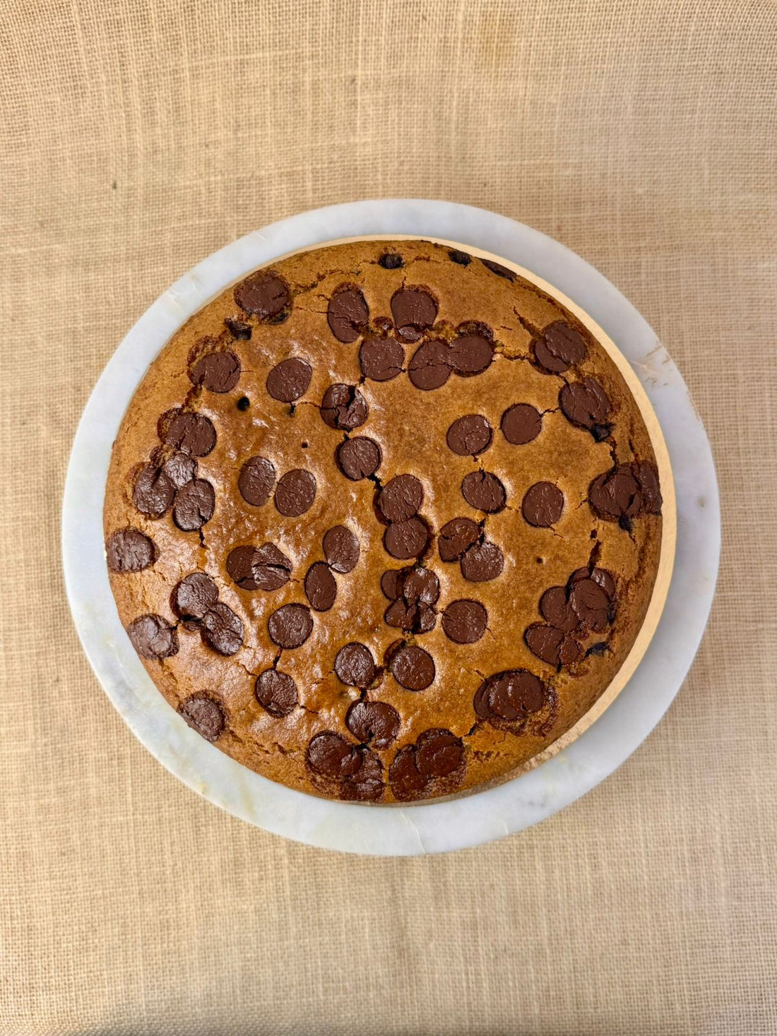 Cake | Classic Chocolate Chip Cake - Sugar Free (Sweetened With Monkfruit Extract) - Vegan & Gluten Free - Nature&