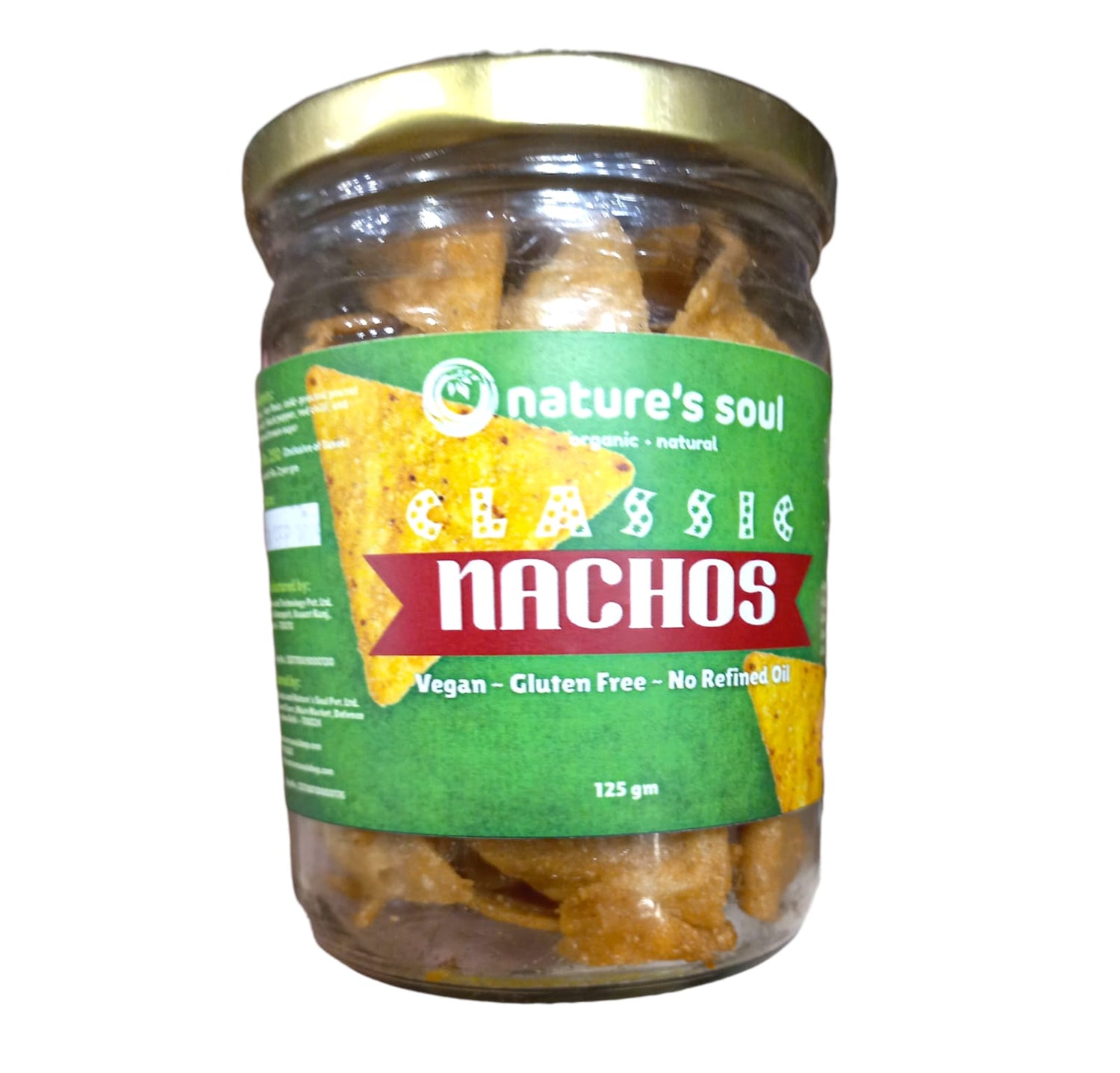 Nachos | Classic Nachos - Vegan, Gluten Free, No Refined Oil, MSG Free & No Flavour Enhancers - Nature&