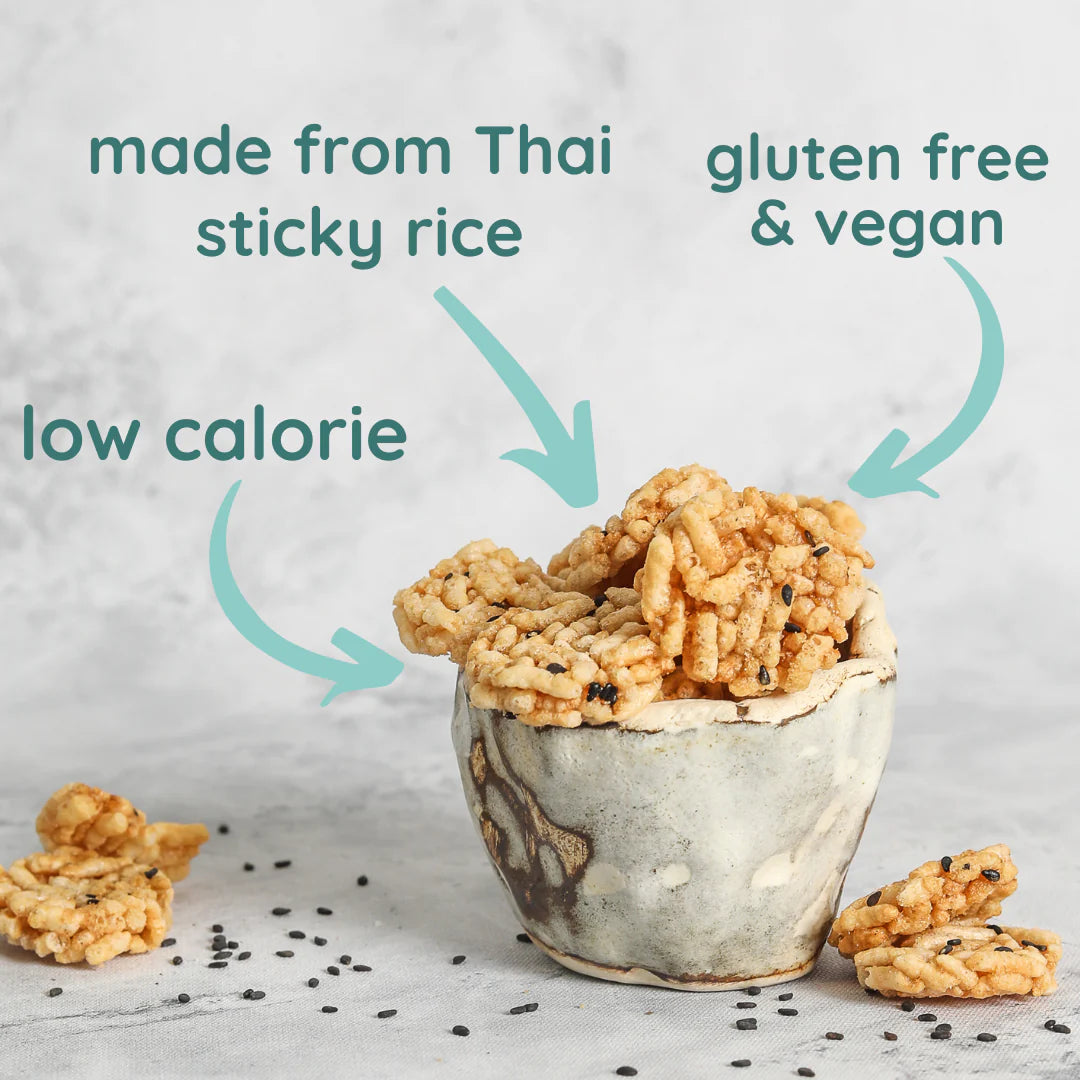 Chips | Thai Rice Chips (Sweet Chilli) - All Natural – Vegan, Gluten Free, Trans Fat Free, Non GMO & No Added Artificial Flavor – natch – 25gm