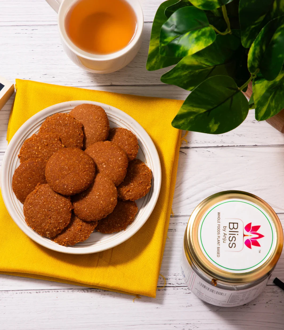 Biscuits | Cocoa Oats Biscuits – Gluten Free, Preservatives Free, Butter Free & Refined Sugar Free - Bliss Box Foods – 350gm