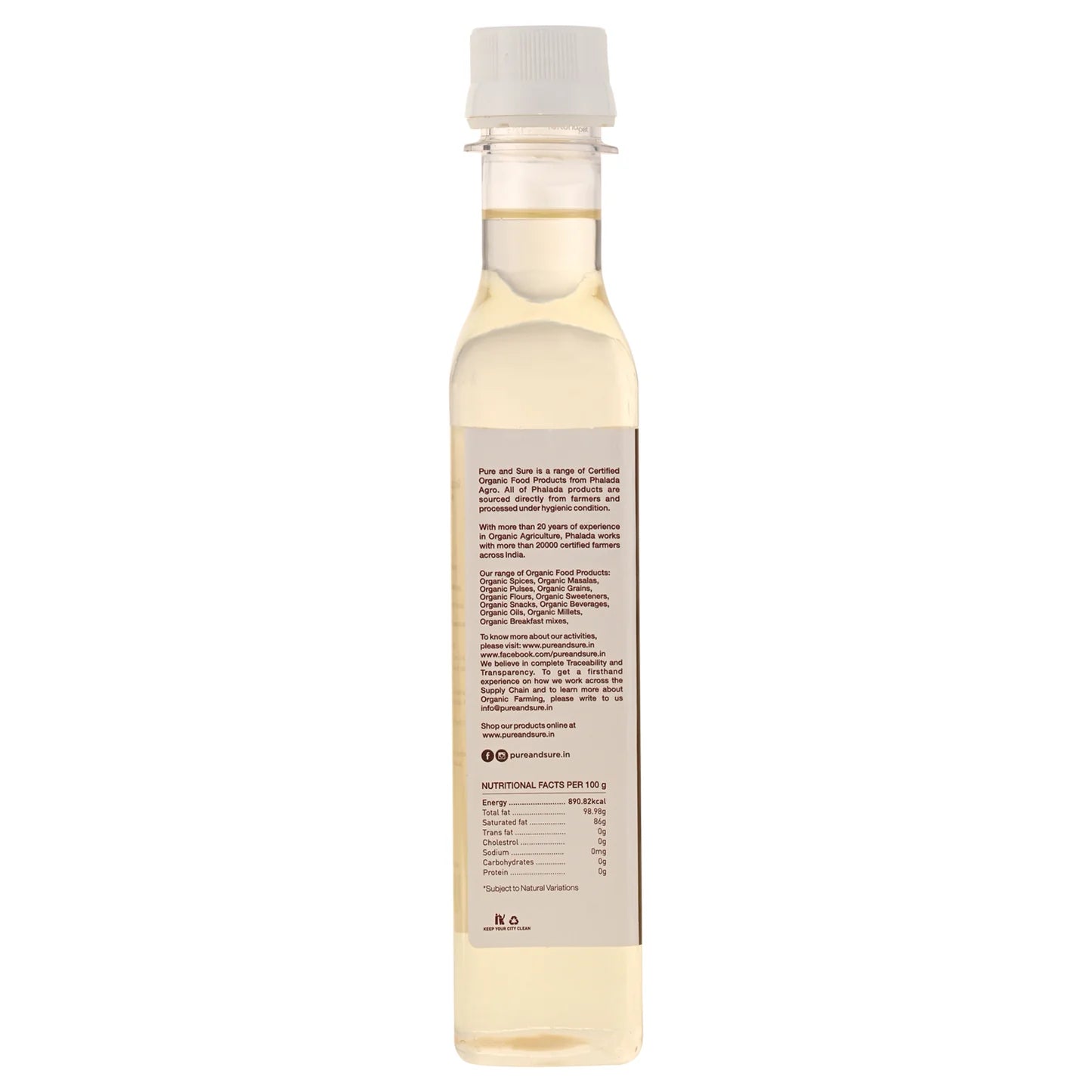 Coconut Oil | – Cold Pressed - Pure and Sure – 250ml